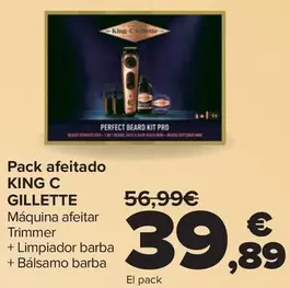 Gillette - Pack Afeitado King C