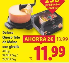 Deluxe - Queso Tête De Moine Con Girolle