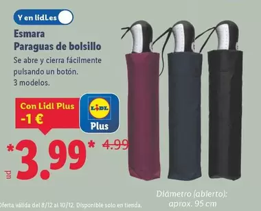 Esmara - Paraguas De Bolsillo