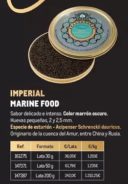 Imperial - Marine Food