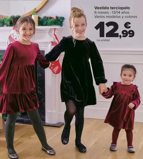 TEX - Vestido Terciopelo