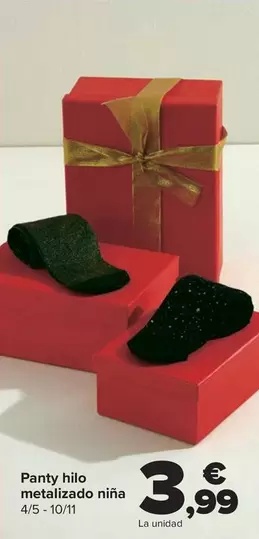 Tex - Panty Hilo Metalizado Nina