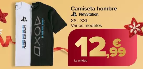 PlayStation - Camiseta Hombre
