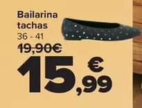 Bailarina Tachas
