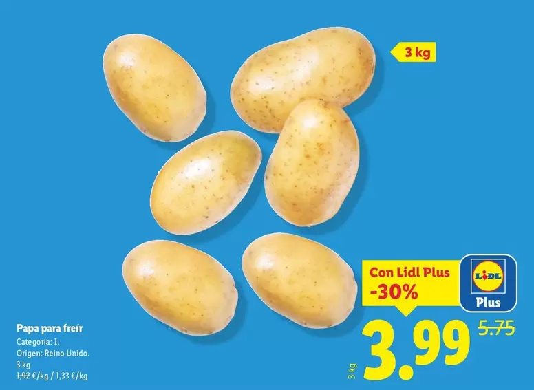 Papa Para Freír
