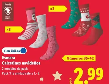 Esmara - Calcetines Navidenos