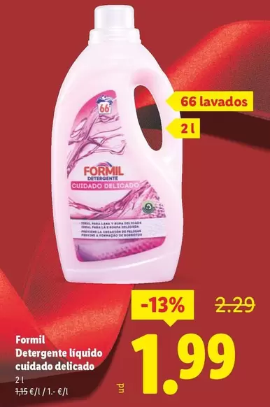 Formil - Detergente Liquido Cuidado Delicado