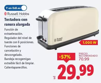 Russell Hobbs - Tostadora Con Ranura Alargada