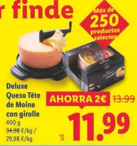 Deluxe - Queso Tête De Moine Con Girolle