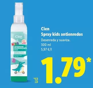 Cien - Spray Kids Antiendredos