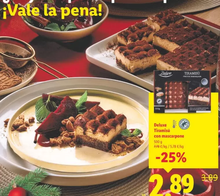 Deluxe - Tiramisú Con Mascarpone