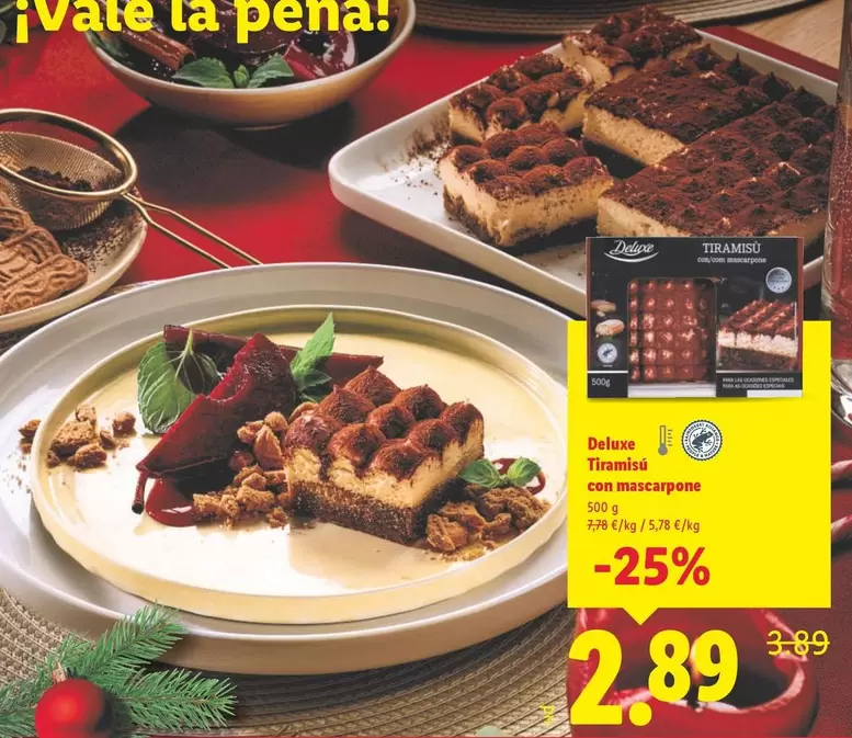 Deluxe - Tiramisú Con Mascarpone