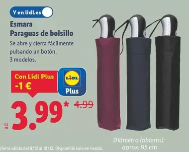 Esmara - Paraguas De Bolsillo