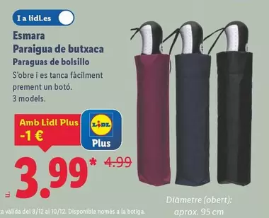 Esmara - Paraguas De Bolsillo