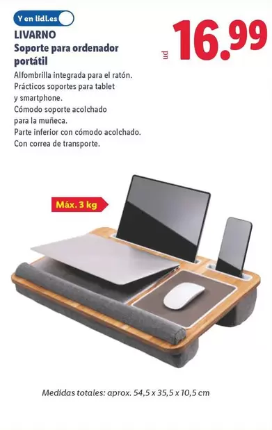Livarno - Soporte Para Ordenador Portatil