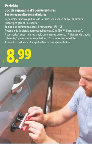 Parkside - Set De Reparación De Abolladura