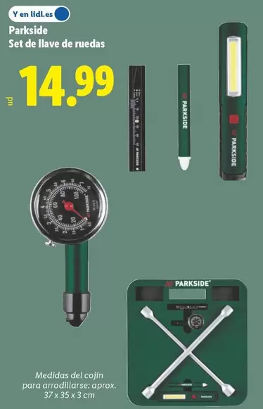 Parkside - Set De Llave De Ruedas