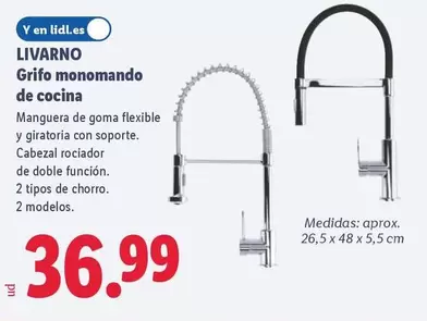 Livarno - Grifo Monomando De Cocina