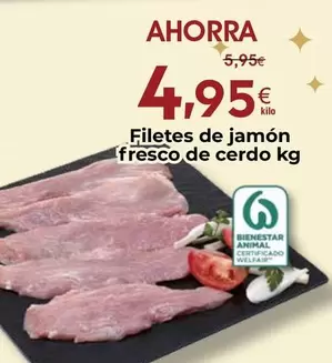 Filetes De Jamon Fresco De Cerdo