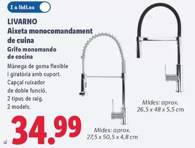 Livarno - Aixeta Monomando De Cuina