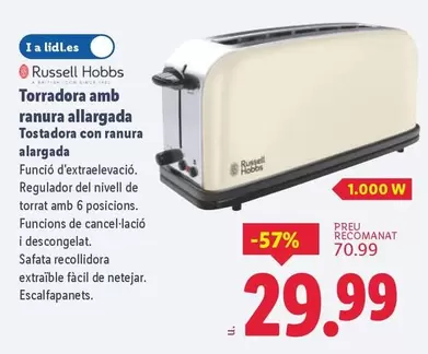 Russell Hobbs - Tostadora Con Ranura Alargada