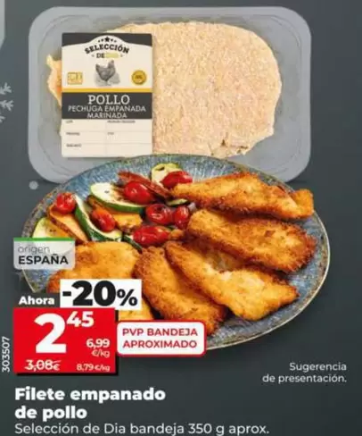 Seleccion De Dia - Filete Empanado De Pollo