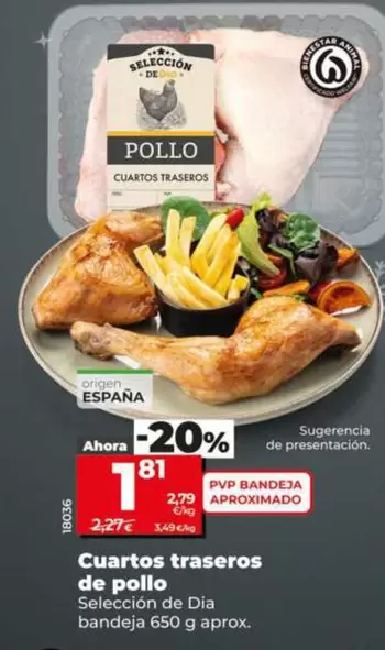 Seleccion De Dia - Cuartos Traseros De Pollo