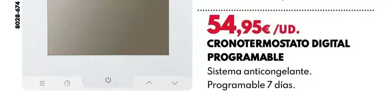 Garza - Cronotermostato Digital Programable