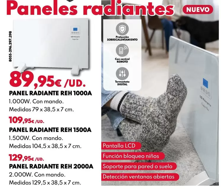 Panel Radiante Reh 1000A