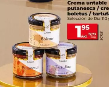 Seleccion De Dia - Crema Untable Putanesca / Cremoso Boletus /Tartufata 110 G