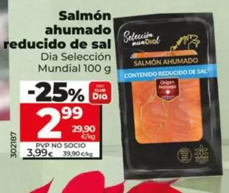 Dia Seleccion Mundial - Salmon Ahumado Reducido De Sal