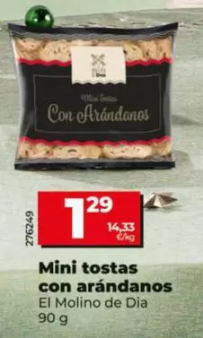 El Molino De Dia - Mini Tostas Con Arandanos