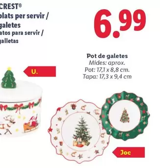 SilverCrest - Set De Platos Para Servir / Bote De Galletas