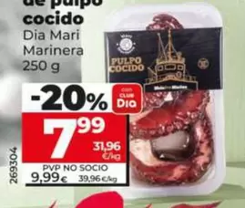 Dia Mari Marinera - Pata De Pulpo Cocido