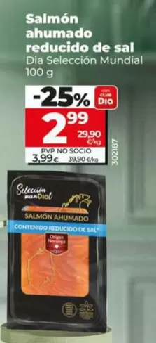 Dia Seleccion Mundial - Salmon Ahumado Reducido De Sal