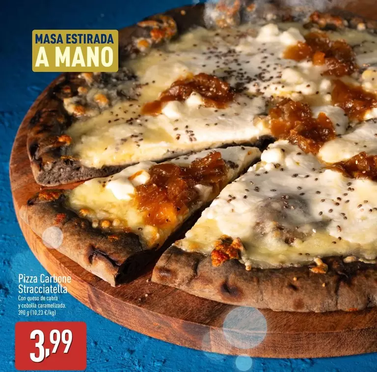Pizza Carbone Stracciatella