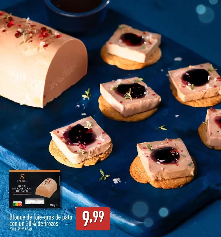 Special - Bloque De Foie-Gras De Pato Con Un 30% De Trozos
