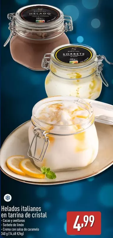 Special - Helados Italianos En Tarrina De Cristal