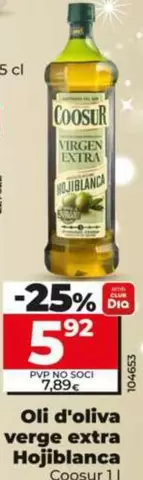 Coosur - Aceite De Oliva Virgen Extra Hojiblanca