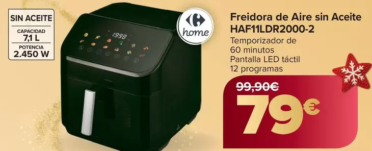 Carrefour Home - Freidora De Aire Sin Aceite Haf11ldr2000-2
