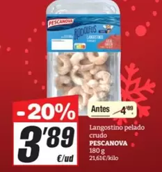 Pescanova - Langostino Pelado Crudo