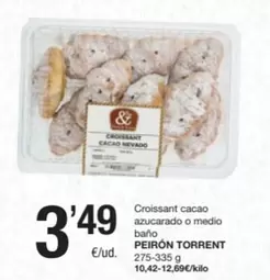 Selectos Peñaranda - Croissant Cacao Azucarado O Medio Baño