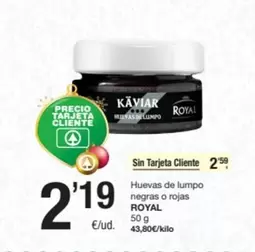 Royal - Huevas De Lumpo Negras O Rojas