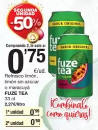 Fuze Tea - Refresco Limon