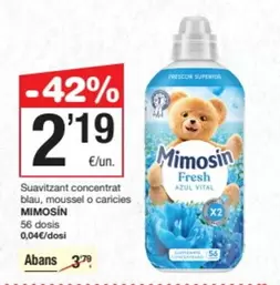 Mimosín - Suavitzant Concentrat Blau, Moussel O Caricies