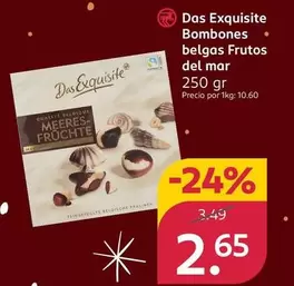  Das Exquisite - Bombones Belgas Frutos Del Mar