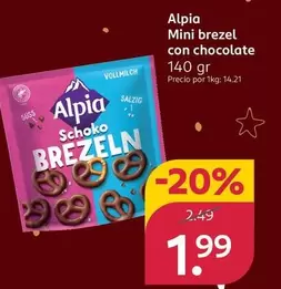 Alpina - Mini Brezel Con Chocolate