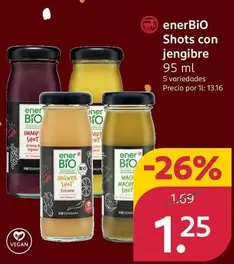Ener Bio - Shots Con Jengibre