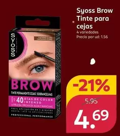 Syoss - Brow Tinte Para Cejas