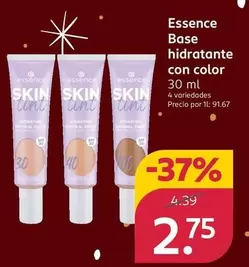 Essence - Base Hidratante Con Color